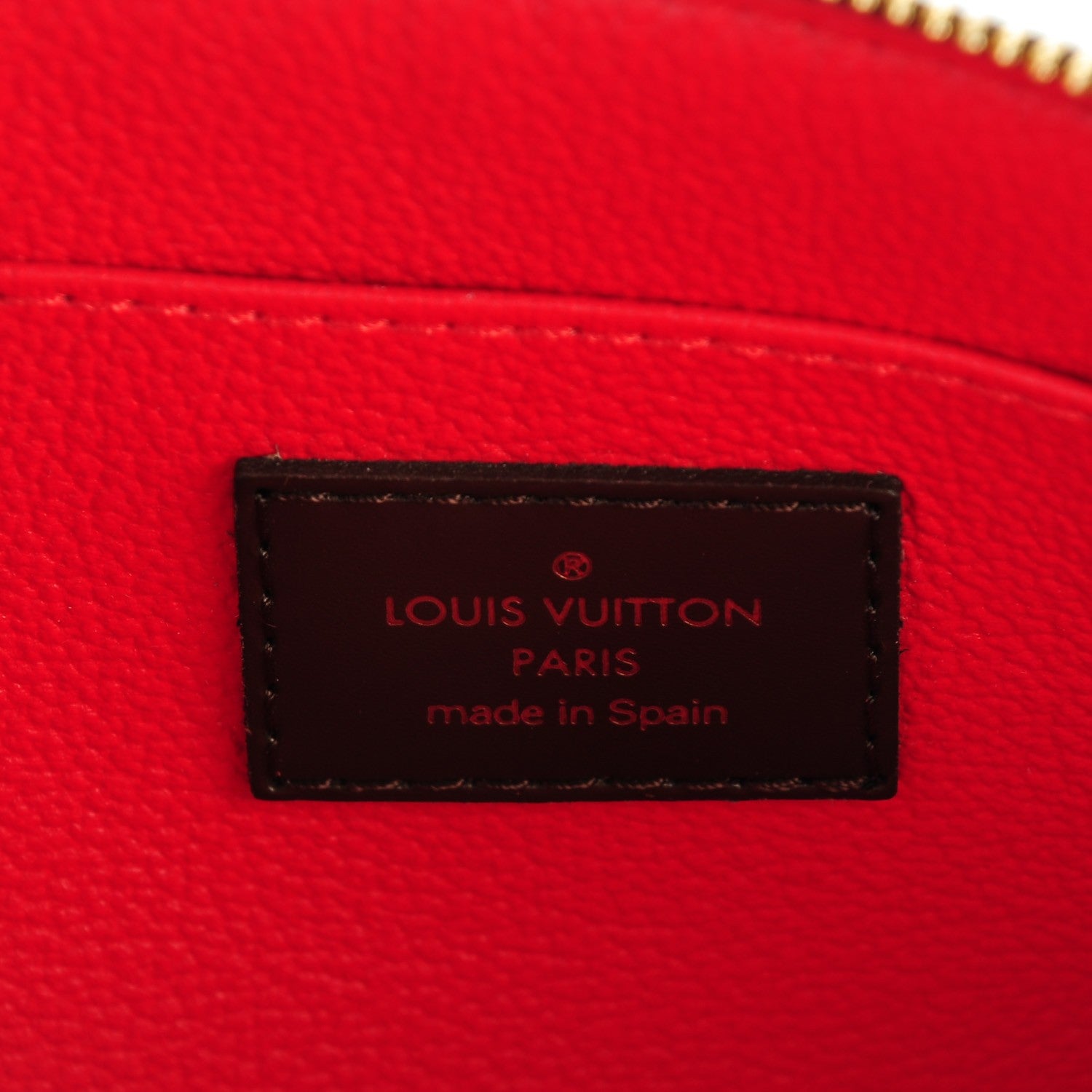 Louis Vuitton Damier Ebene Cosmetic Pouch 6 of 7