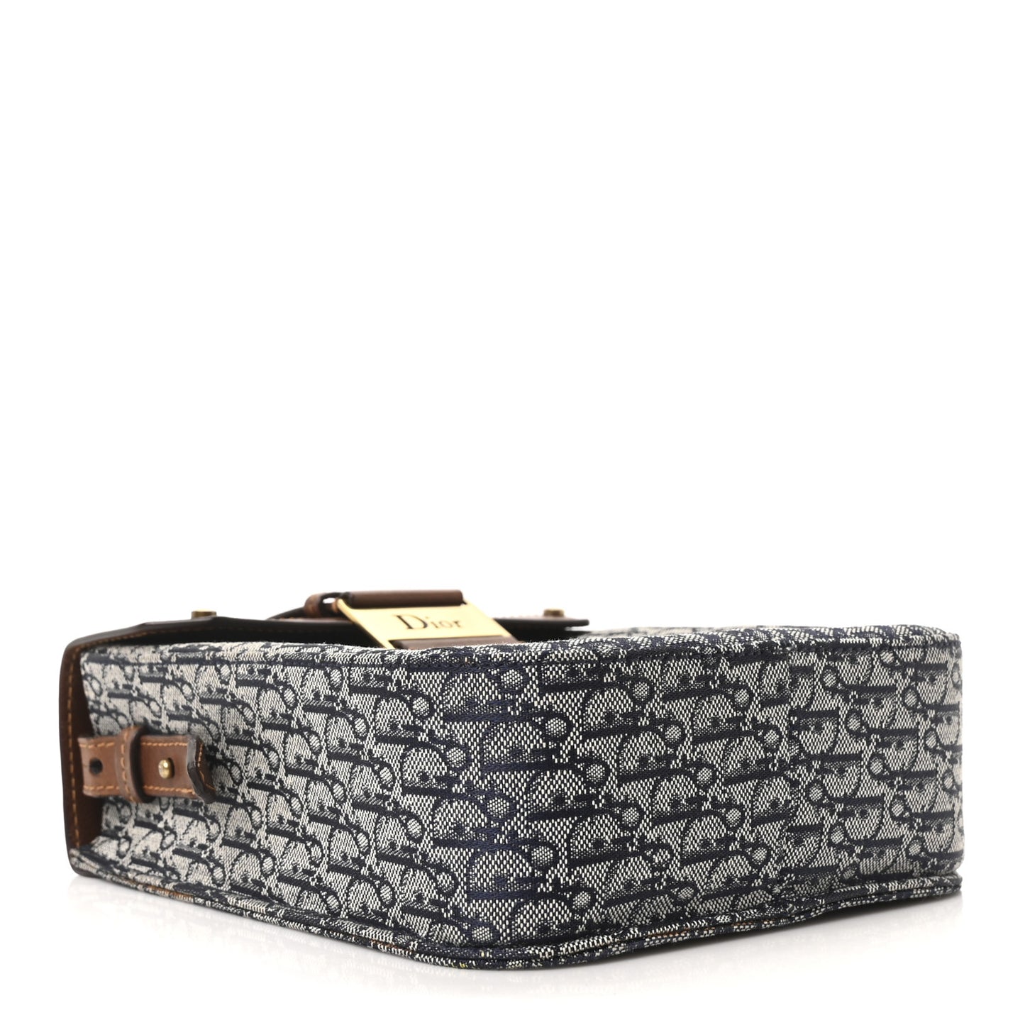 Monogram Street Chic Messenger Brown Navy