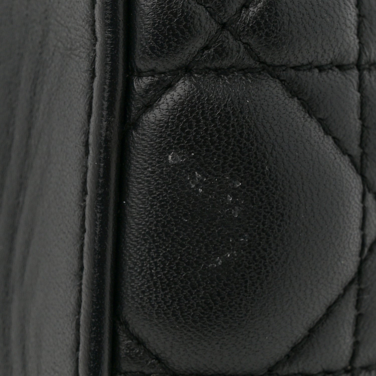 Christian Dior Lambskin Cannage Medium Lady Dior Black 11 of 12