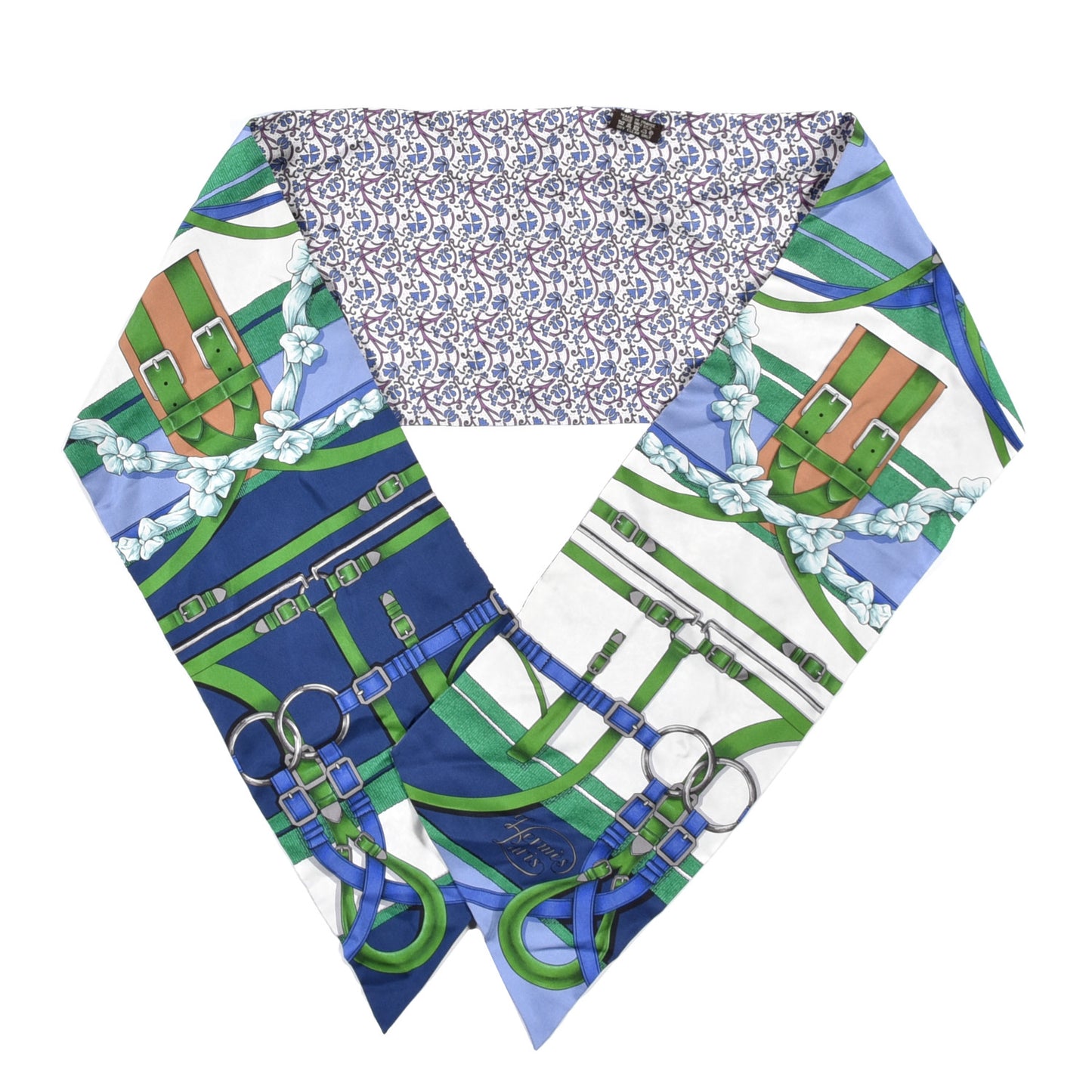 Silk Grand Manege Fleuri Maxi Twilly