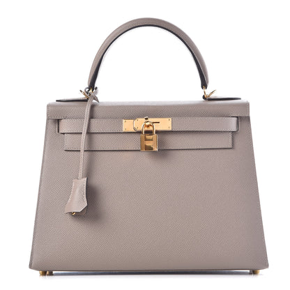 Hermes Epsom Kelly Sellier 28 Gris Asphalte 1 of 42