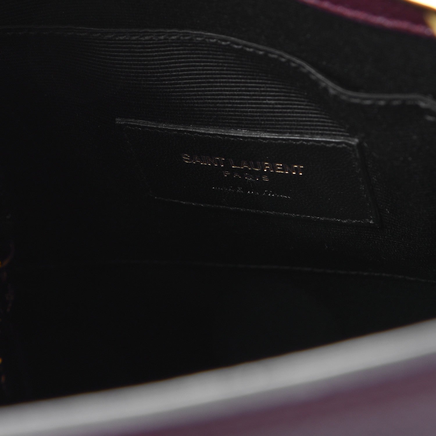 Saint Laurent Grained Calfskin Baby Sac De Jour Bordeaux 6 of 8