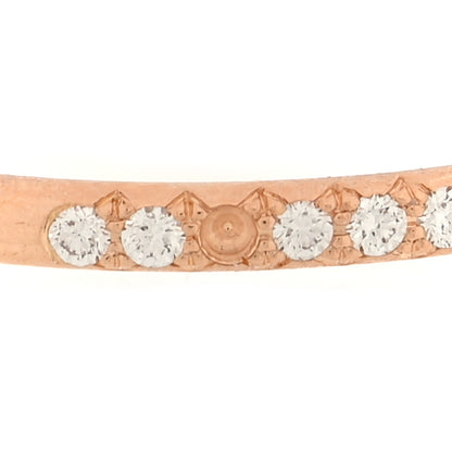 Cartier 18K Pink Gold Diamond Juste Un Clou Paved Ring 59 8.75 6 of 6