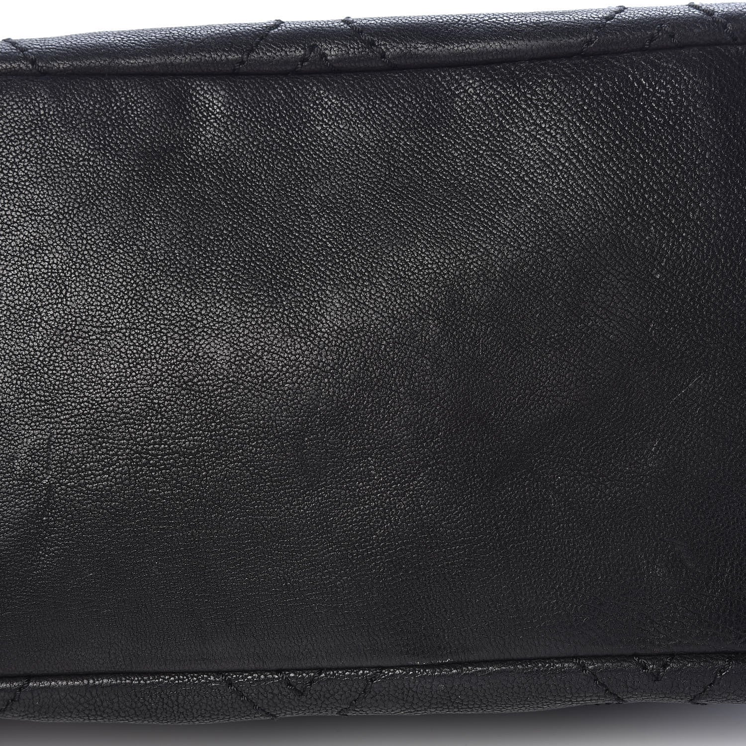 Chanel Calfskin Diamond Stitch Tote Black 10 of 12