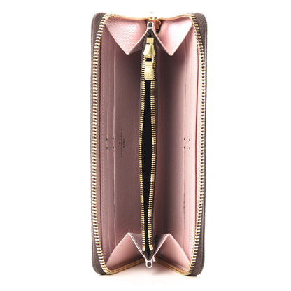 Louis Vuitton Monogram Clemence Wallet Rose Ballerine 3 of 8