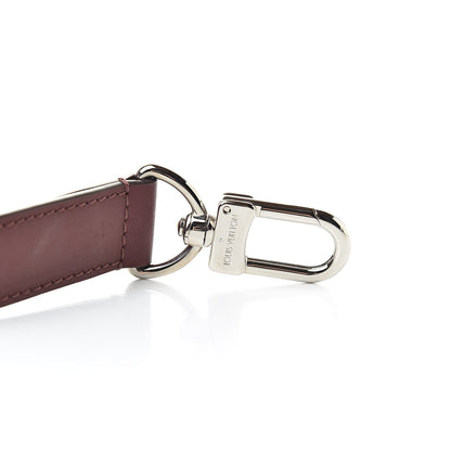 Louis Vuitton Calfskin Keepall Adjustable Shoulder Strap Burgundy 3 of 3
