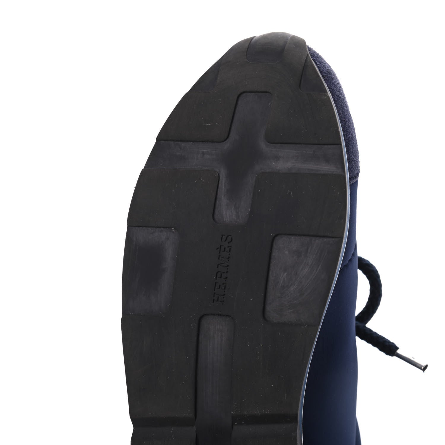 Hermes Technical Canvas Miles Sneakers 38 Marine Black 17 of 23