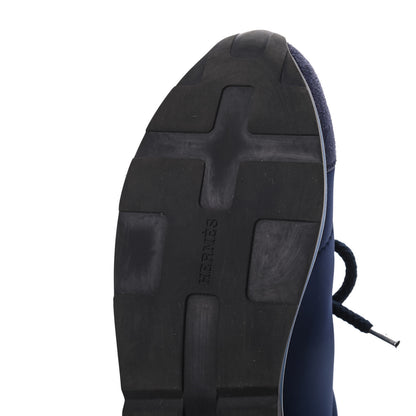 Hermes Technical Canvas Miles Sneakers 38 Marine Black 17 of 23