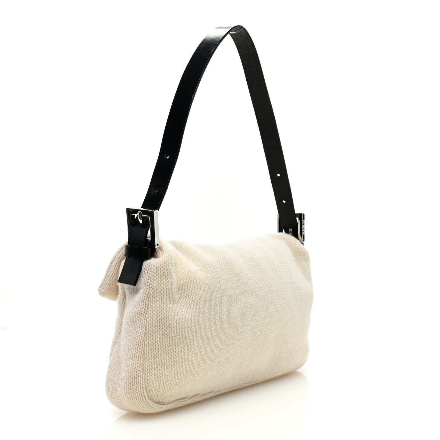 Cashmere Baguette White Black