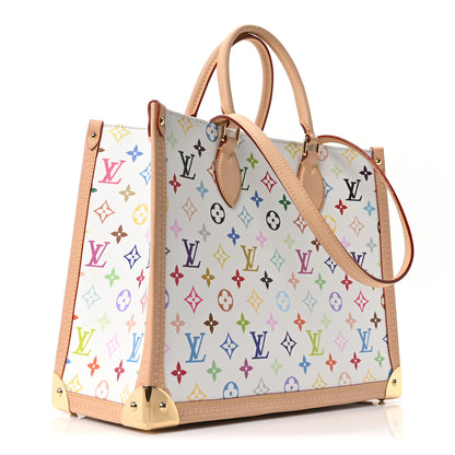 Louis Vuitton LV X TM Monogram Multicolor Onthego MM White 2 of 9