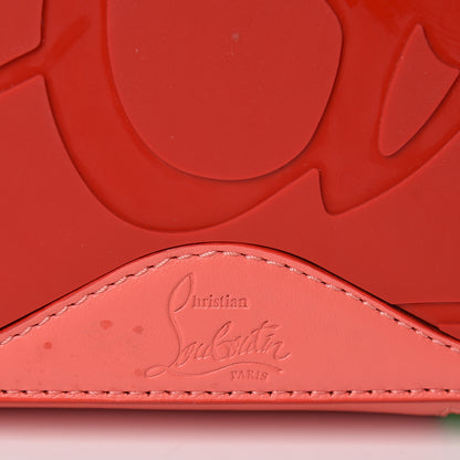 Christian Louboutin Calfskin PVC Love Spikes East West Cabata Tote Red 8 of 12