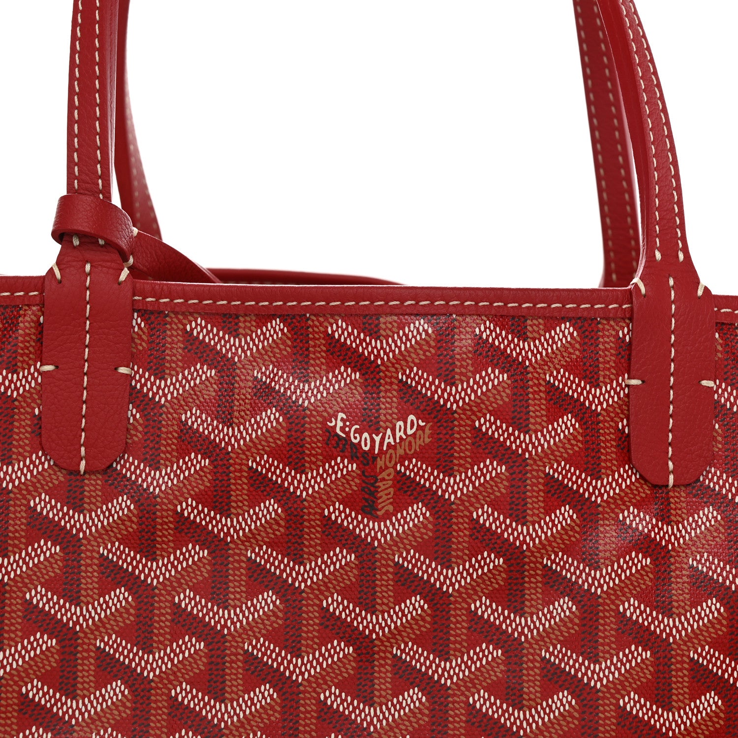 Goyard Goyardine Saint Louis PM Red 8 of 10
