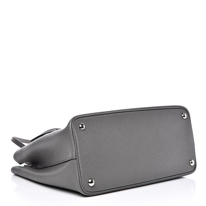 Prada Saffiano Cuir Medium Double Bag Marmo 4 of 9
