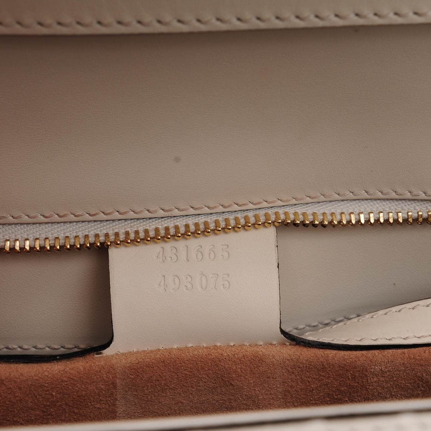 Guccissima Signature Medium Sylvie Top Handle Bag White Hibiscus