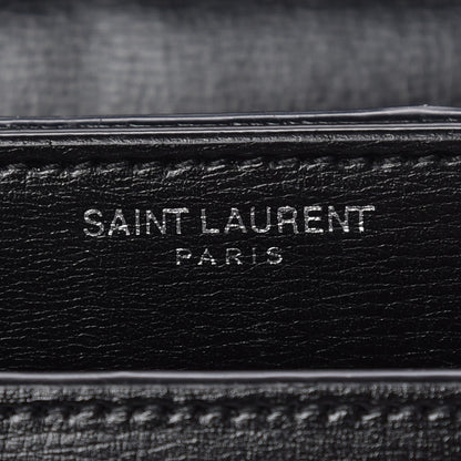 Saint Laurent Calfskin Medium Monogram Sunset Black 8 of 12