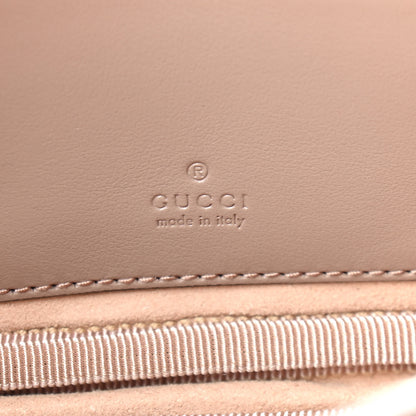 Gucci Calfskin Matelasse Mini GG Marmont Chain Crossbody Bag Porcelain Rose 6 of 8