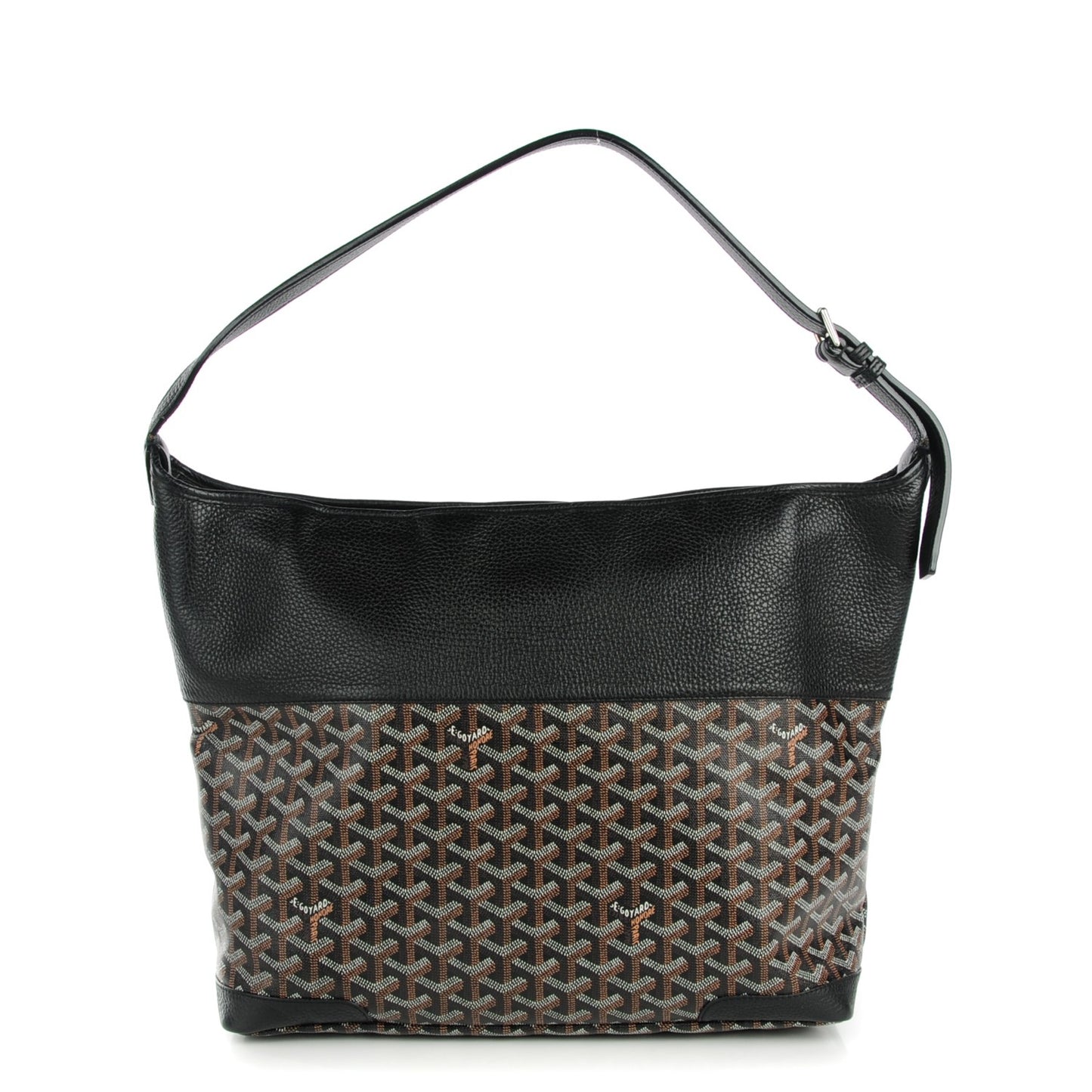 Goyardine Grenadines Hobo Black