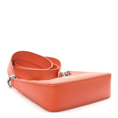 Givenchy Smooth Calfskin Mini Moon Cut Out Shoulder Bag Orange 3 of 9