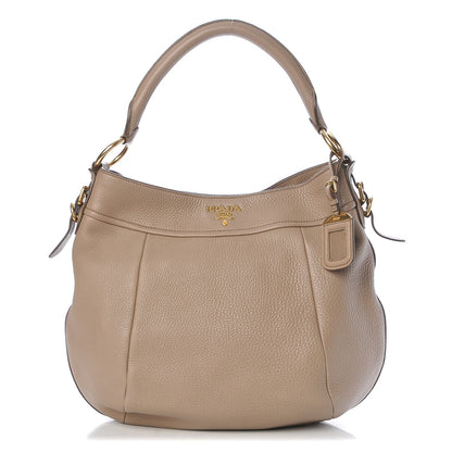 Prada Vitello Daino Hobo Visone 1 of 10