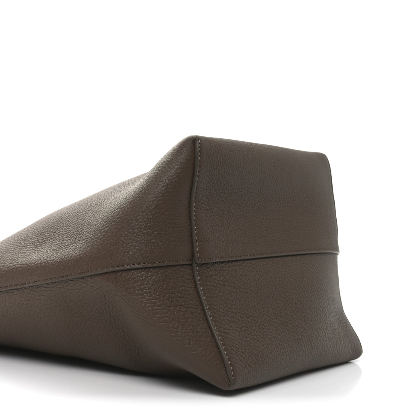 Grained Calfskin Medium N/S Park Tote Dark Olive