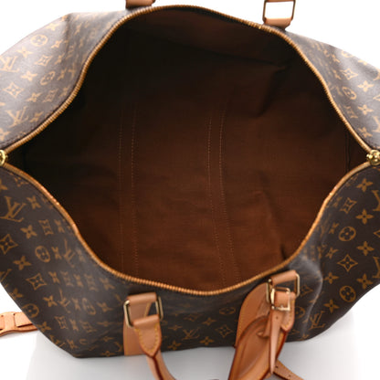 Louis Vuitton Monogram Keepall Bandouliere 55 5 of 13