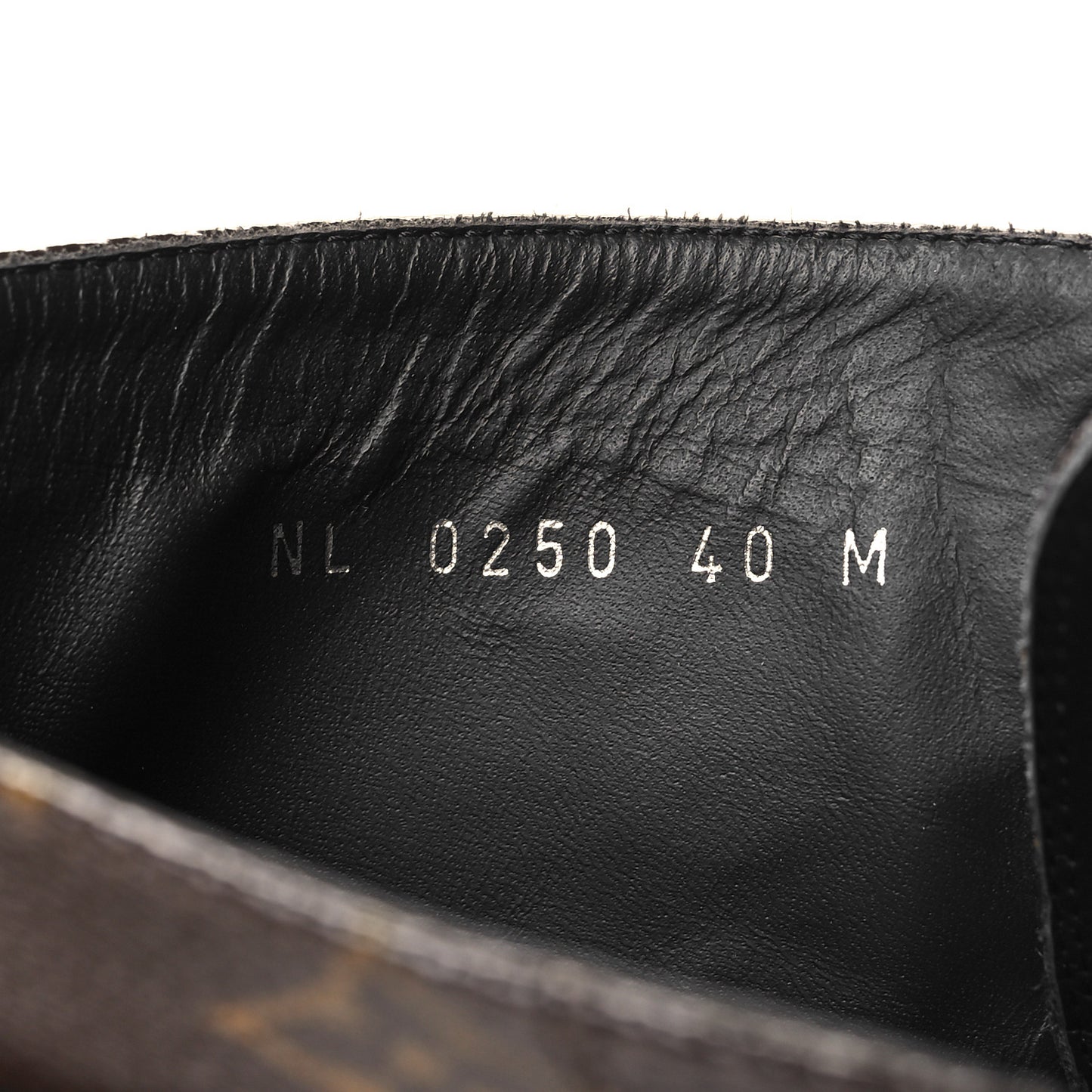Calfskin Monogram Wonderland Flat Ranger Boots 40 Black