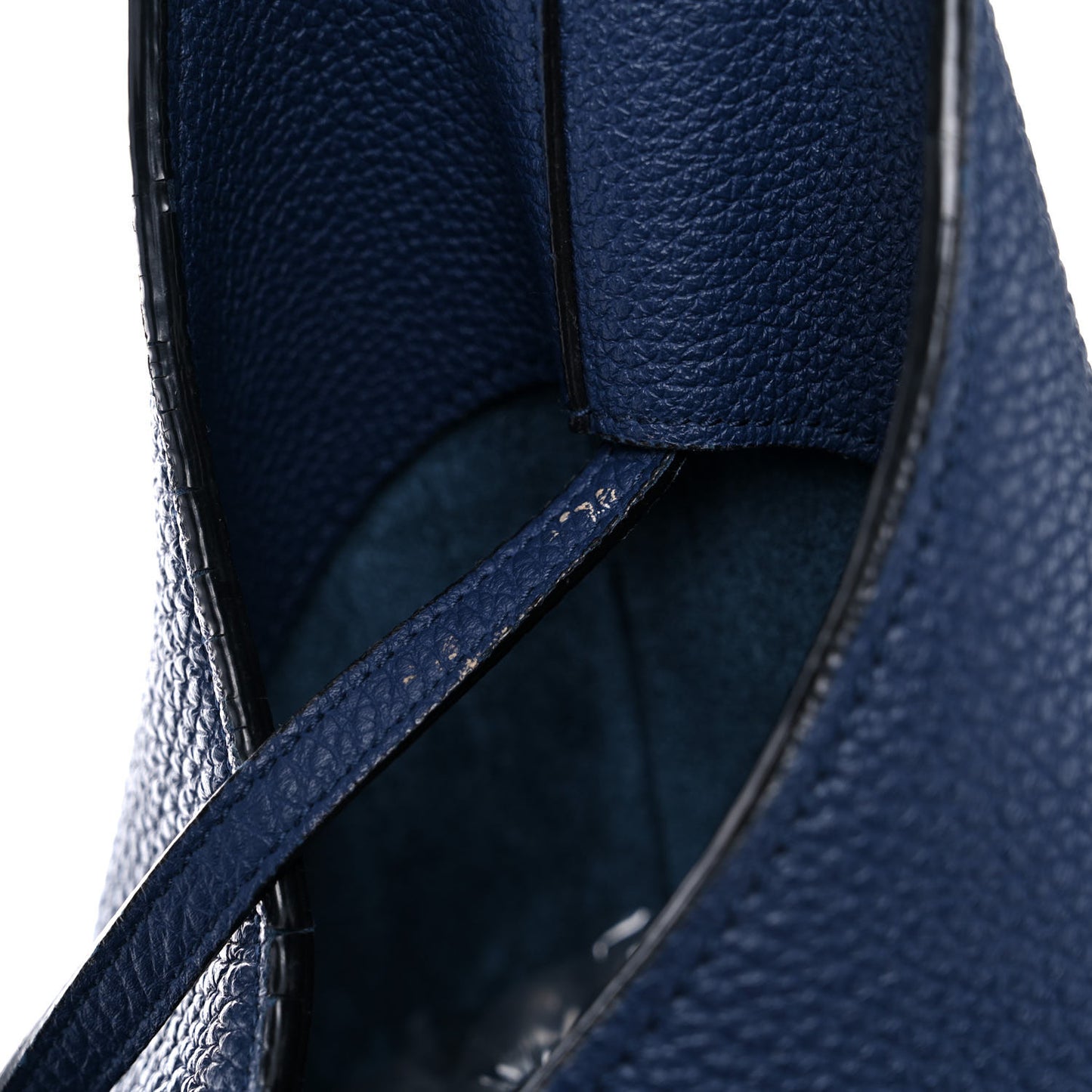 Soft Grained Calfskin Large Jackie Hobo Classic Blue Marine