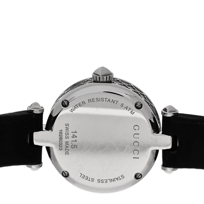 Gucci Stainless Steel Calfskin 27mm Diamantissima Quartz Watch Black 4 of 5