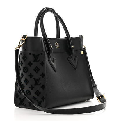 Louis Vuitton Calfskin Monogram Tufting On My Side Black 3 of 12