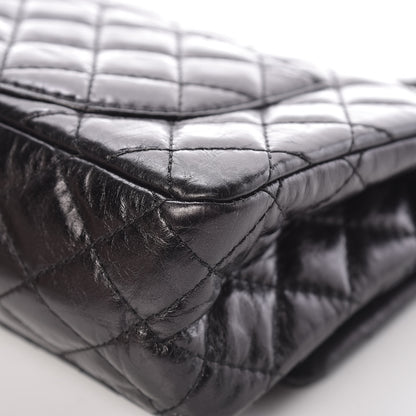 Chanel Metallic Aged Calfskin Quilted 2.55 Reissue 225 Flap So Black 8 of 15