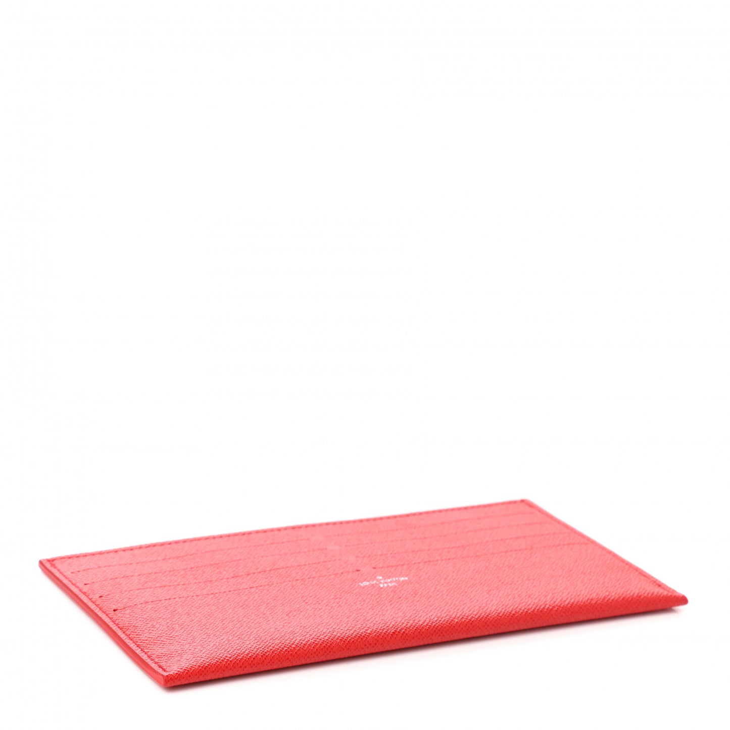 Calfskin Felicie Card Holder Insert Cherry