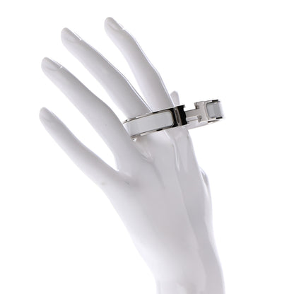 Hermes Enamel Narrow Clic Clac H Bracelet PM White 2 of 5