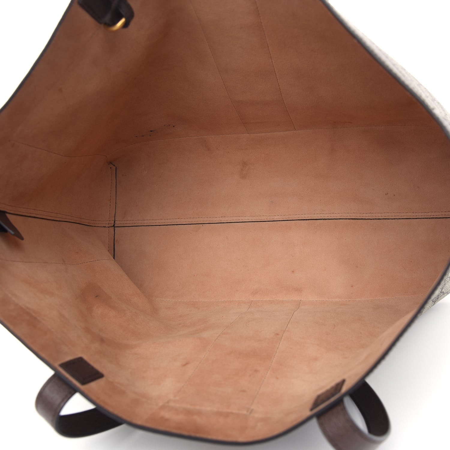 Gucci GG Supreme Monogram Web Ophidia Tote Brown 5 of 12