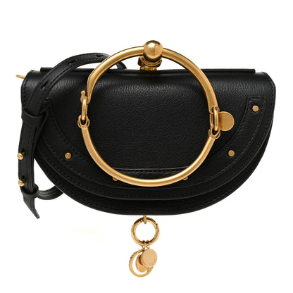 Chloe Calfskin Small Nile Bracelet Minaudiere Bag Black 1 of 9