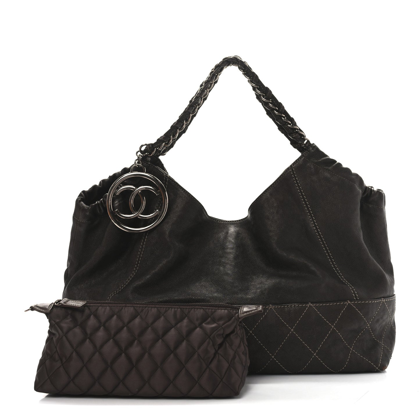 Metallic Calfskin Baby Coco Cabas Bronze