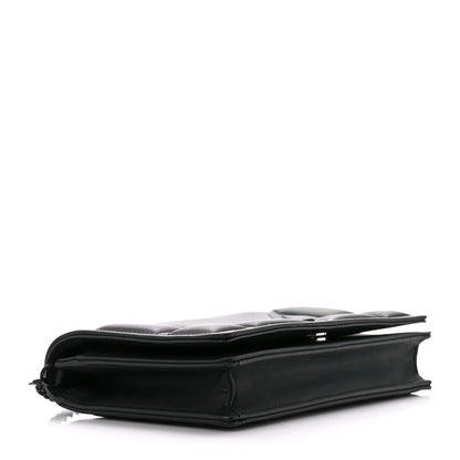Christian Dior Ultra Matte Calfskin Diorama Wallet on Chain Pouch Black 4 of 12