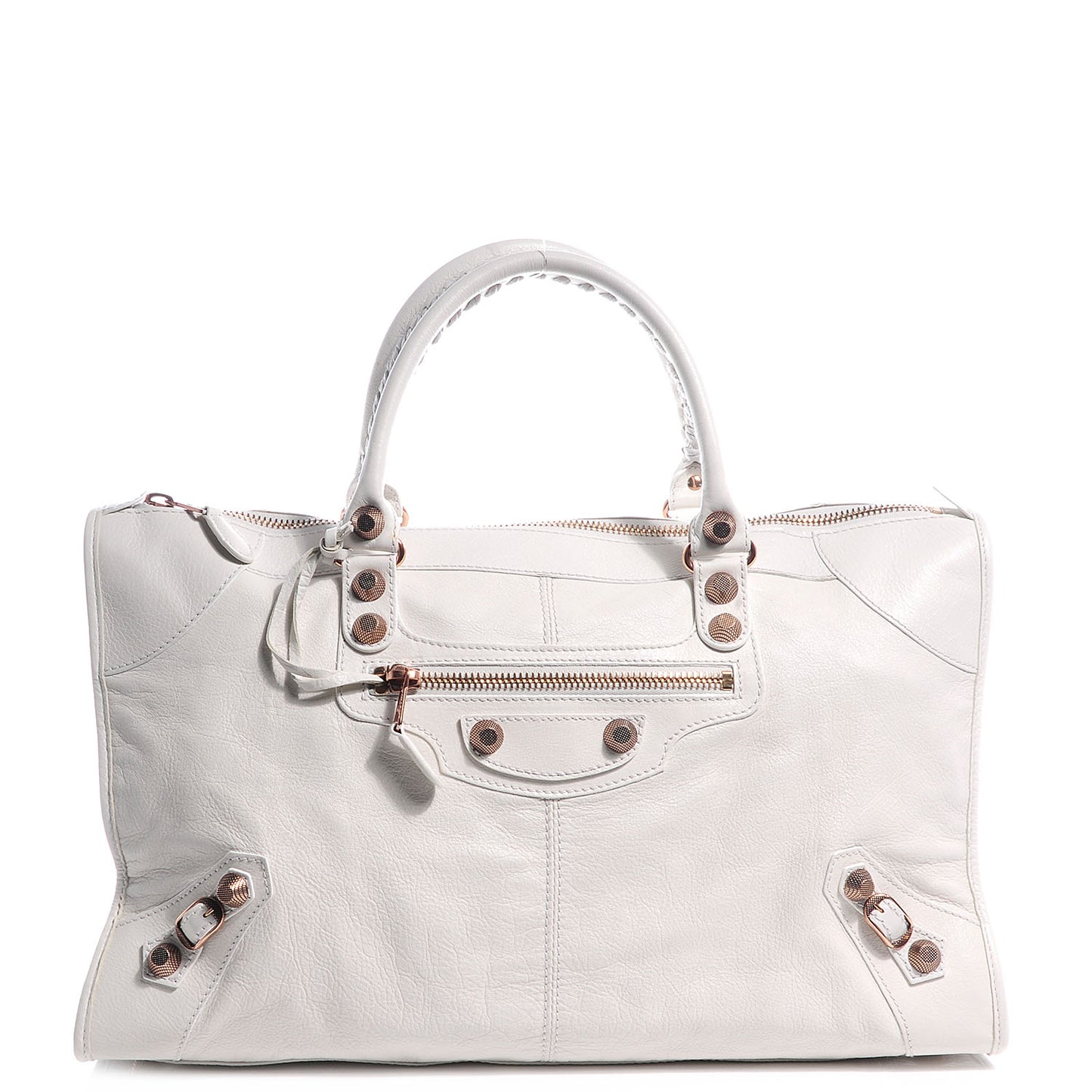 Agneau Giant 12 Rose Gold Hardware Work White Light