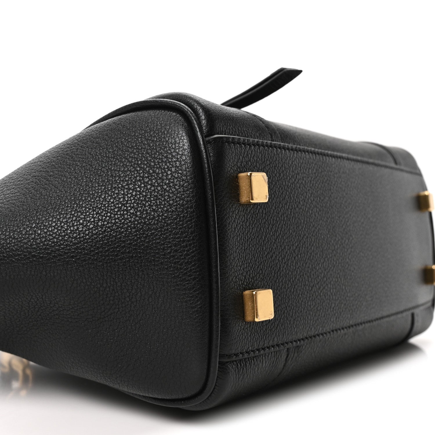 Celine Grained Calfskin Little New Luggage Black 9 of 10