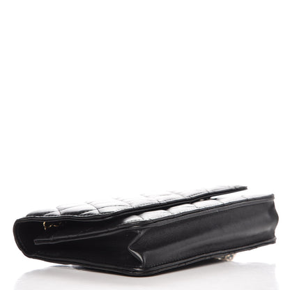 Chanel Lambskin Quilted Wallet On Chain WOC Black 4 of 9
