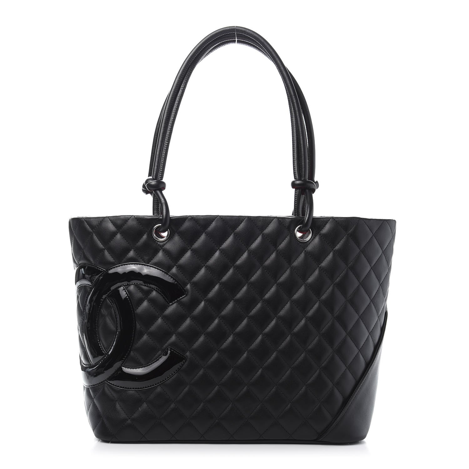 Chanel Calfskin Quilted Large Cambon Tote Black 1 of 12