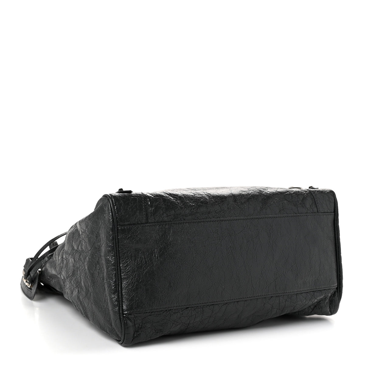 Agneau Classic Silver Hardware Velo Gris Fossile