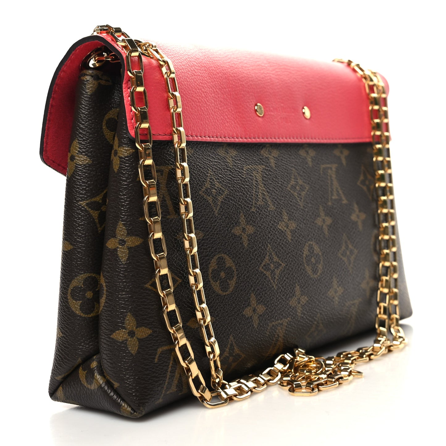 Monogram Pallas Chain Rose Litchi