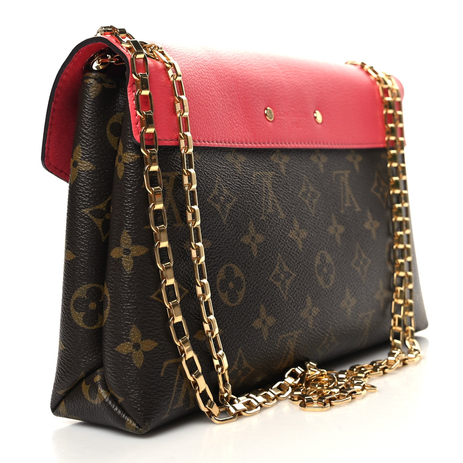 Louis Vuitton Monogram Pallas Chain Rose Litchi 3 of 12