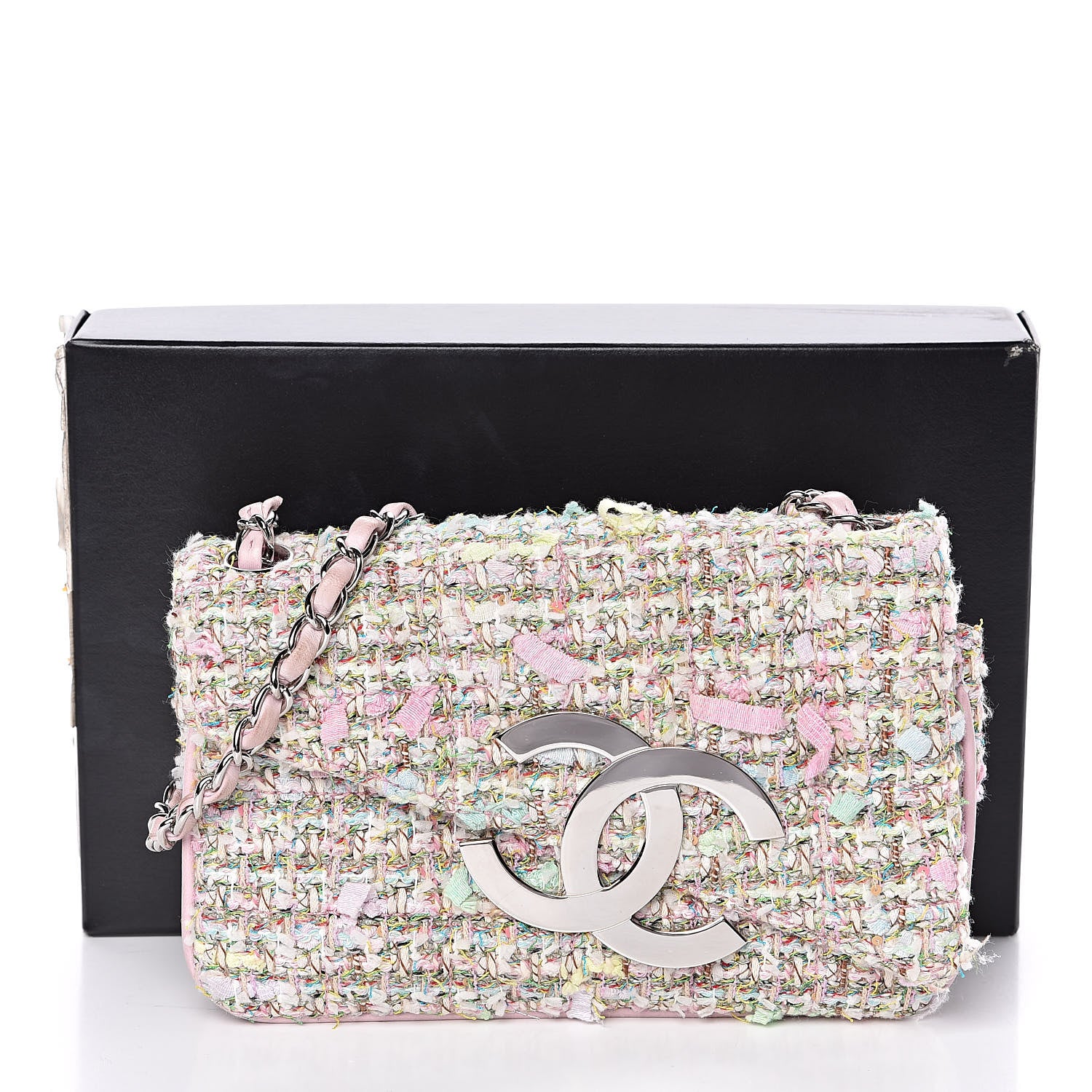 Chanel Tweed CC Flap Multicolor 11 of 11