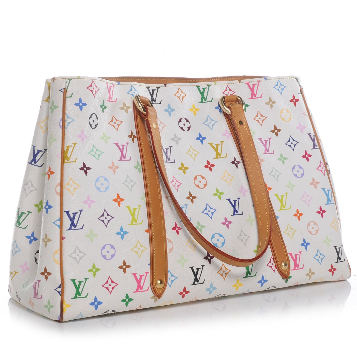 Louis Vuitton Monogram Multicolor Aurelia GM White 3 of 7