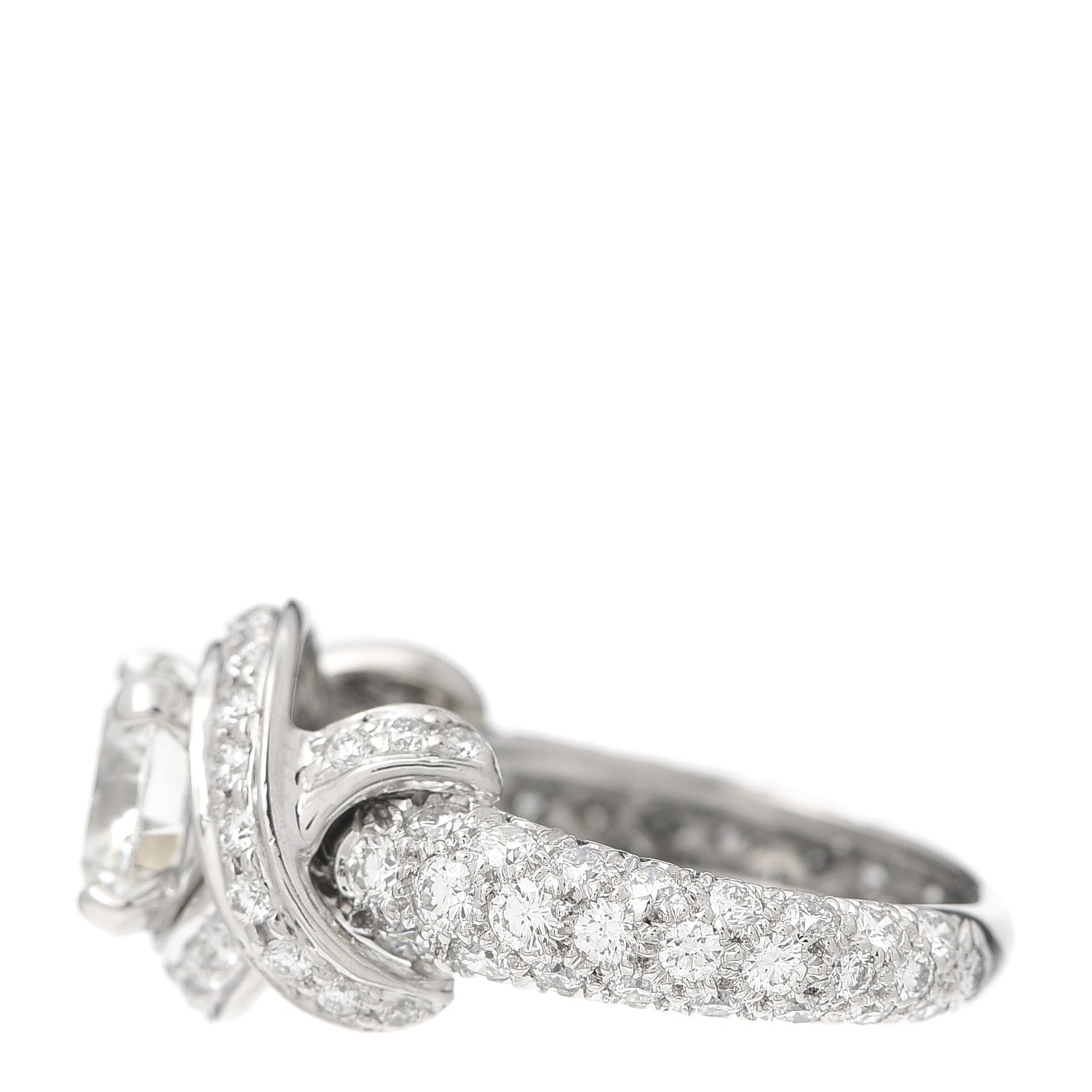 Tiffany Platinum Diamond 1.72ct Schlumberger Round Brilliant Engagement Ring 48 4.5 5 of 7