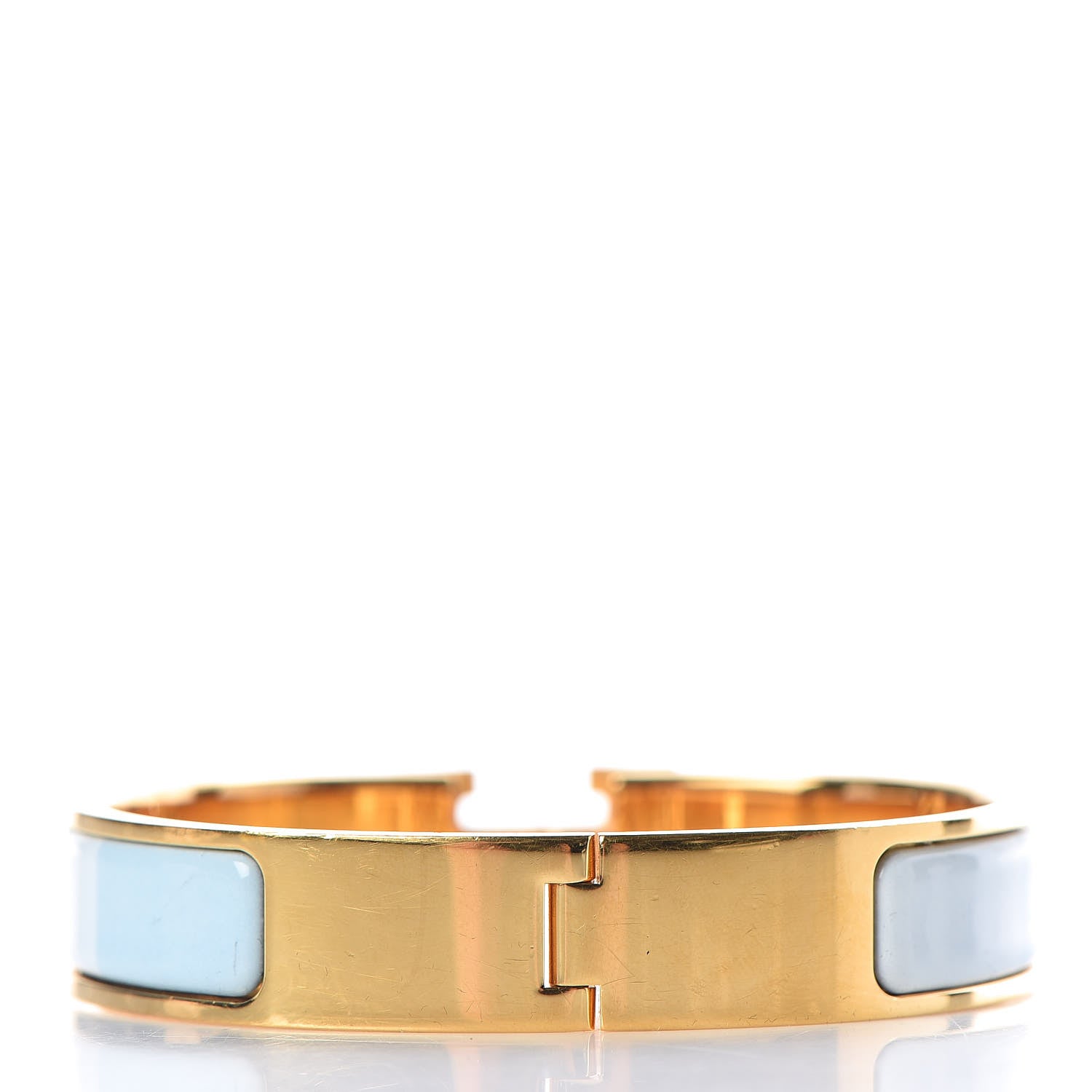 Hermes Enamel Narrow Clic Clac H Rainbow Bracelet PM Rainbow Bleu 3 of 5