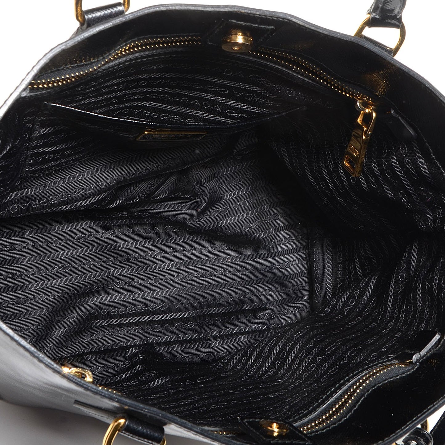 Saffiano Vernice Tote Black