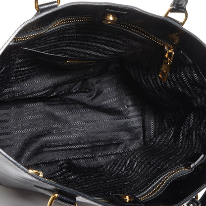 Prada Saffiano Vernice Tote Black 7 of 10