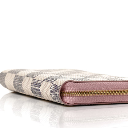 Louis Vuitton Damier Azur Zippy Coin Purse Rose Ballerine 8 of 9